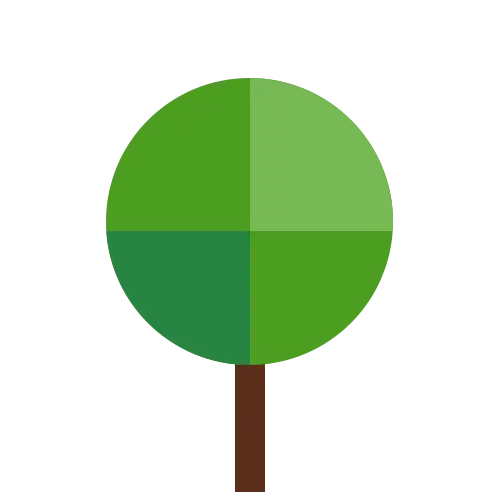 Red Oak Tree Icon